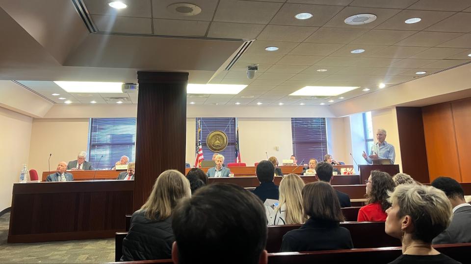 Pascal speaking during Georgia Legislator AI Workshop.jpeg